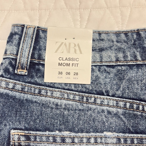 Zara Blue Boyfriend Jeans - Picture 8 of 8